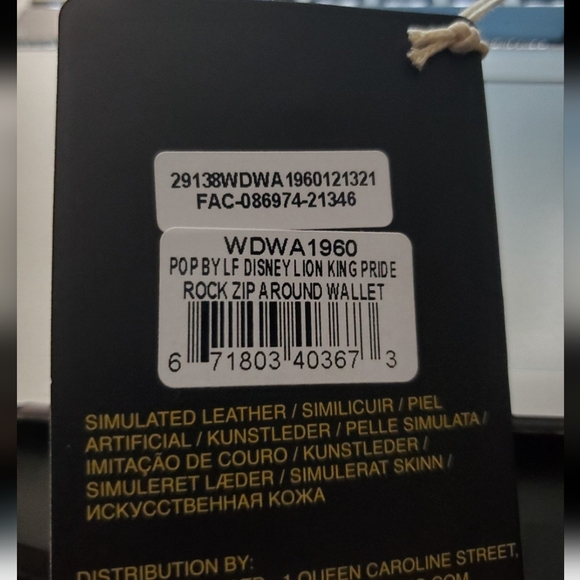 Loungefly Funko Lion King Zip Around Wallet - Picture 9 of 9